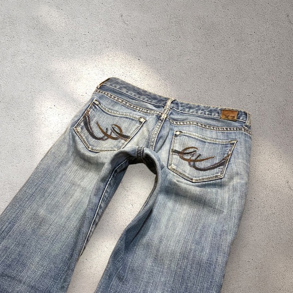 !! SOLD DO NOT BUY !! X2 Quality Denim Low Rise Bootcut Jeans - Picture 4 of 6